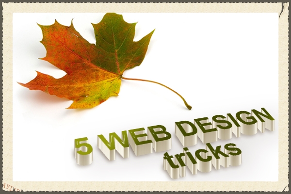 5-web-design-tricks